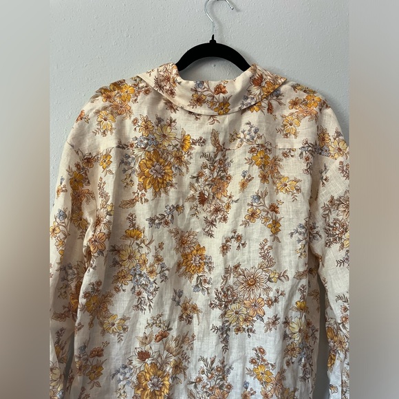 Spell & The Gypsy Collective Meadowland Linen Blouse Size XS - Picture 7 of 7